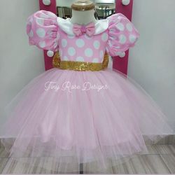 Minnie Mouse Dress For Girls Tulle Size 4T