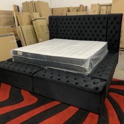 $1199 Brand New King Bed Frame With Mattress (Read Description Below)