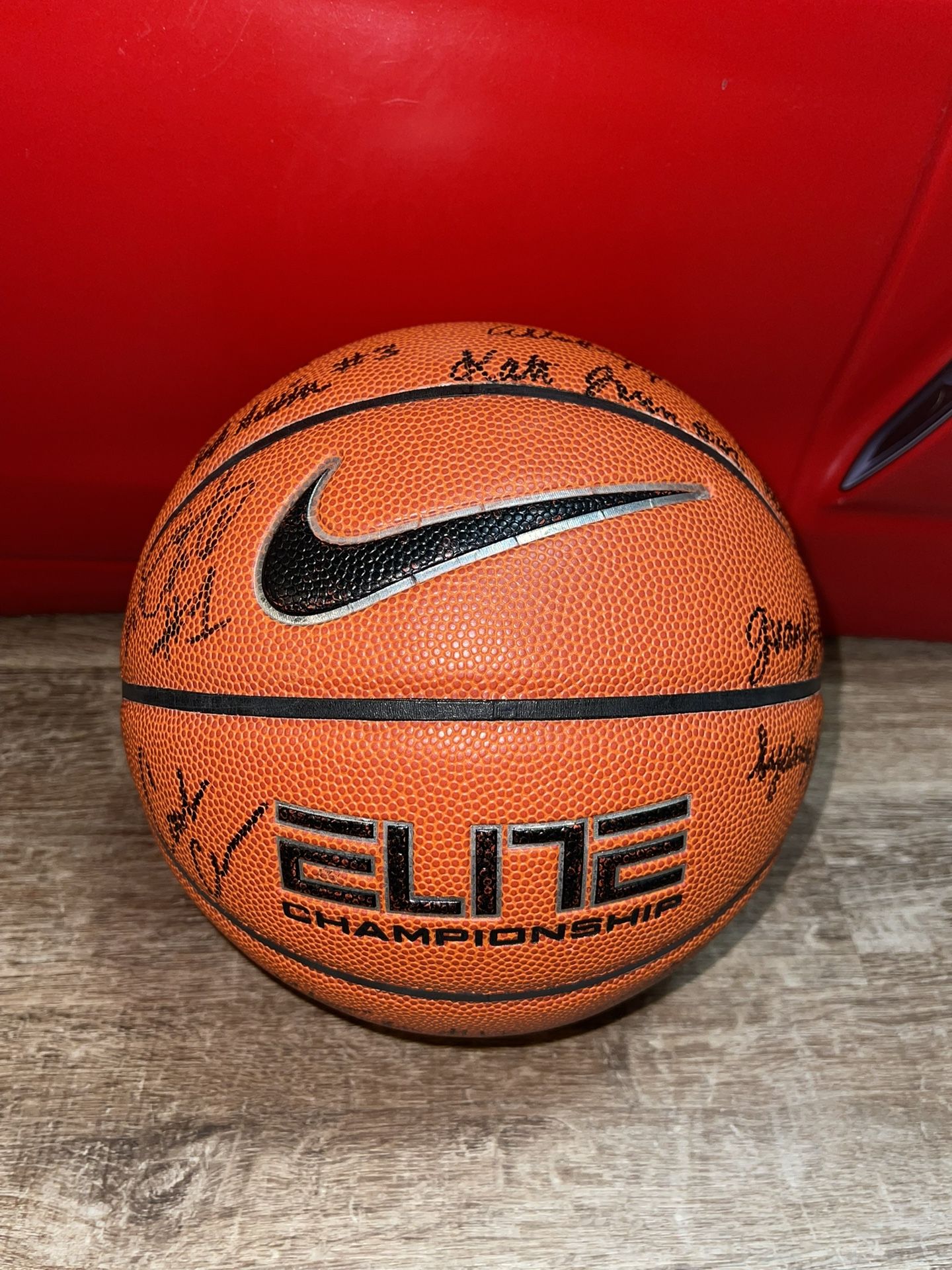 Signed Furman Women’s Basketball Team Ball