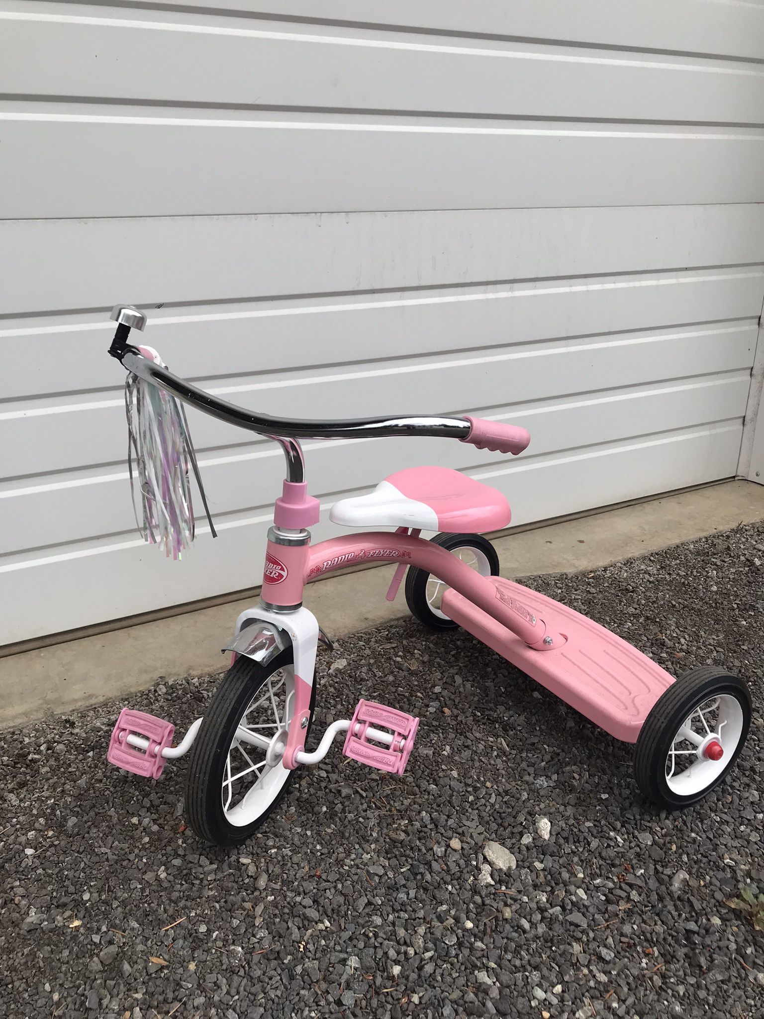 Pink Metal Radio Flyer Trike