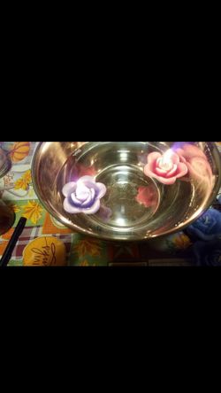 Rose candles