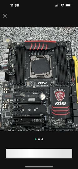 Semi Working Read description X99A MSI Gaming Motherboard No Trades