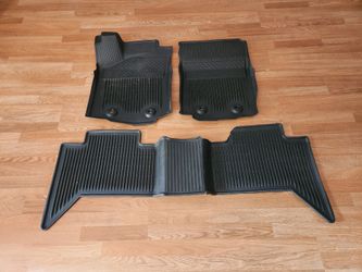 2018 to 2023 Toyota Tacoma Double Cab All Weather Floor Mats