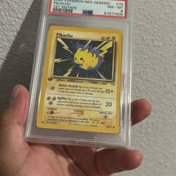 Pokémon 2000 Neo Genesis Pikachu 1st Edition