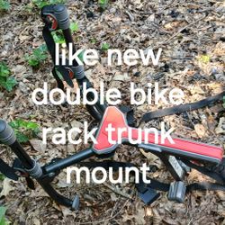 Like New Double Bike Rack, Trunk Mount