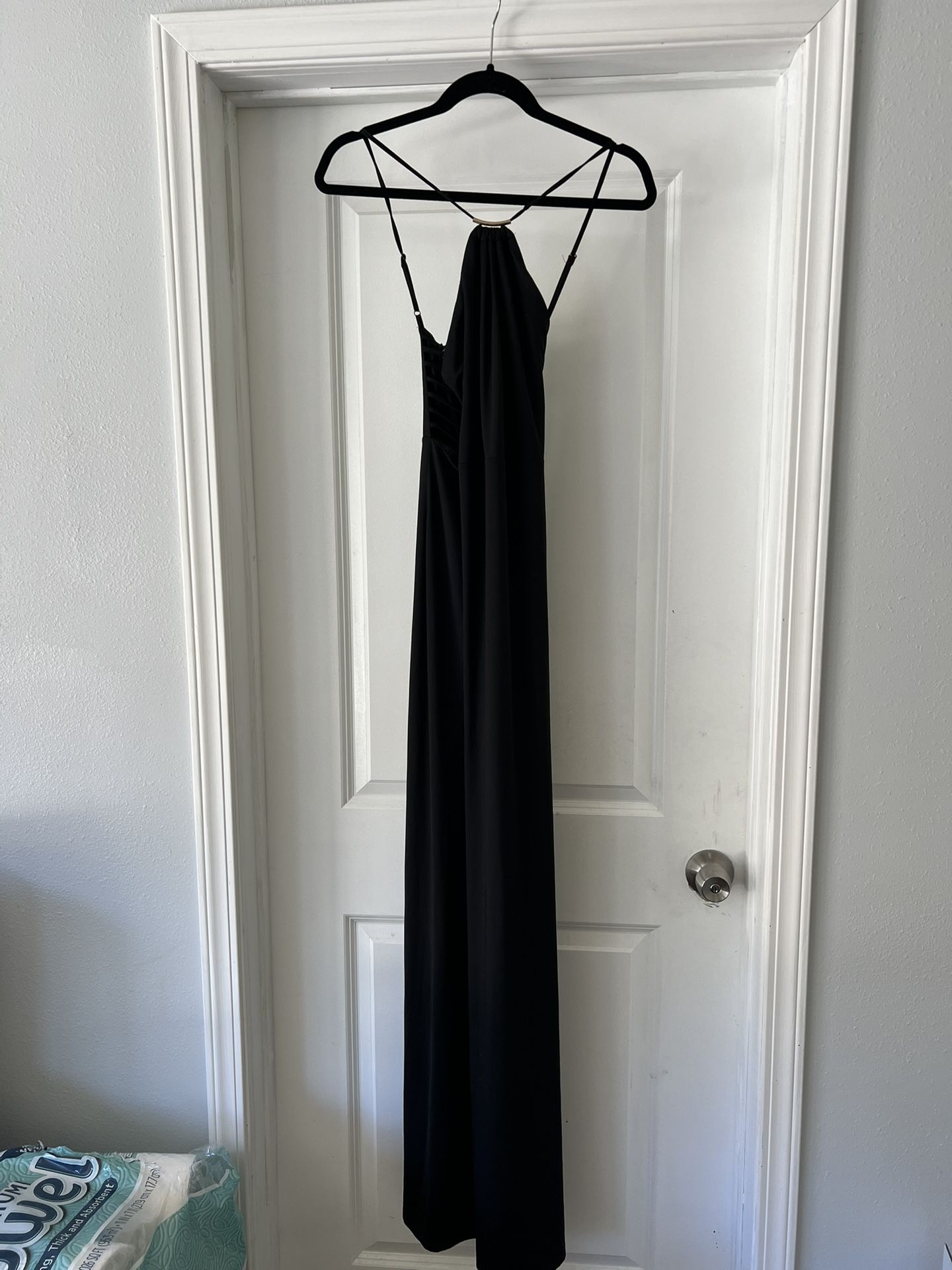 Women's Halter Prom Dress Chiffon Gown