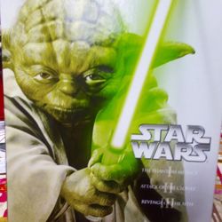 STAR WARS BLUE RAY AND DVD TRILOGY  THE PHANTOM MENACE /ATTACK OF THE  CLONES/REVENGE OF THE SETH  ON BLUE RAY AND DVD SET IN GREAT CONDITION   $20.00