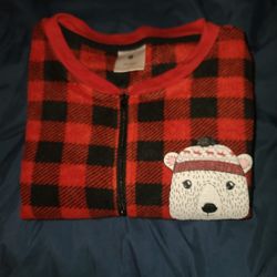Small Women's Onesie - Black/Red
