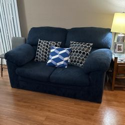 Teal Love Seat