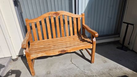 Wood Bench