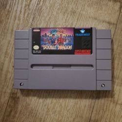 Double Dragon Super Nintendo SNES 