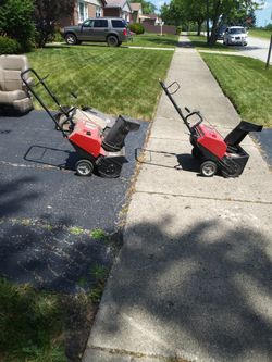 Snowblowers.... Vendo quitanieves