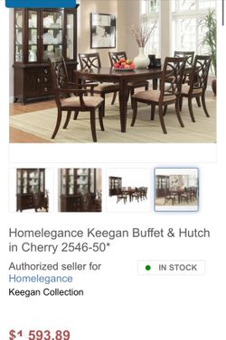 Keegan Buffet &Hutch -brown