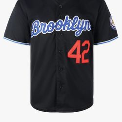 Brand New Black Legends Brooklyn #42 Jersey