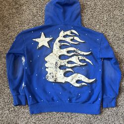 blue hellstar hoodie 