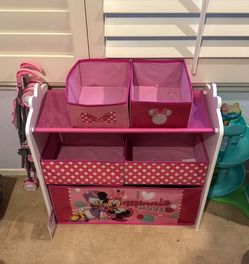 Minnie Mouse toy storage organizer