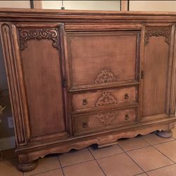  Antique Armoire Wardrobe Cabinet 