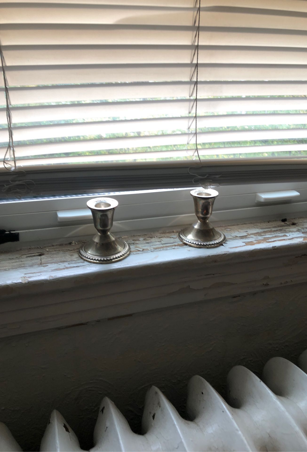 Silver Candle Sticks