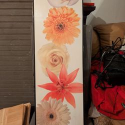 Flower Portrait Hang On The Wall Decor 