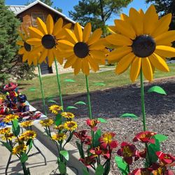Metal Yard Art - Weatherford Trade Days Oct 3rd-5th - Garden Decor - Western Decor - Home Decor
