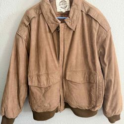 Vintage 80s Brown Leather Jacket