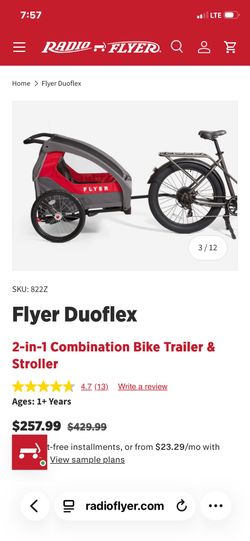 Radio Flyer duoflex trailer