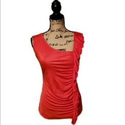 INC International Red Top M 
