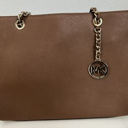 Michael Kors Brown Leather Bag