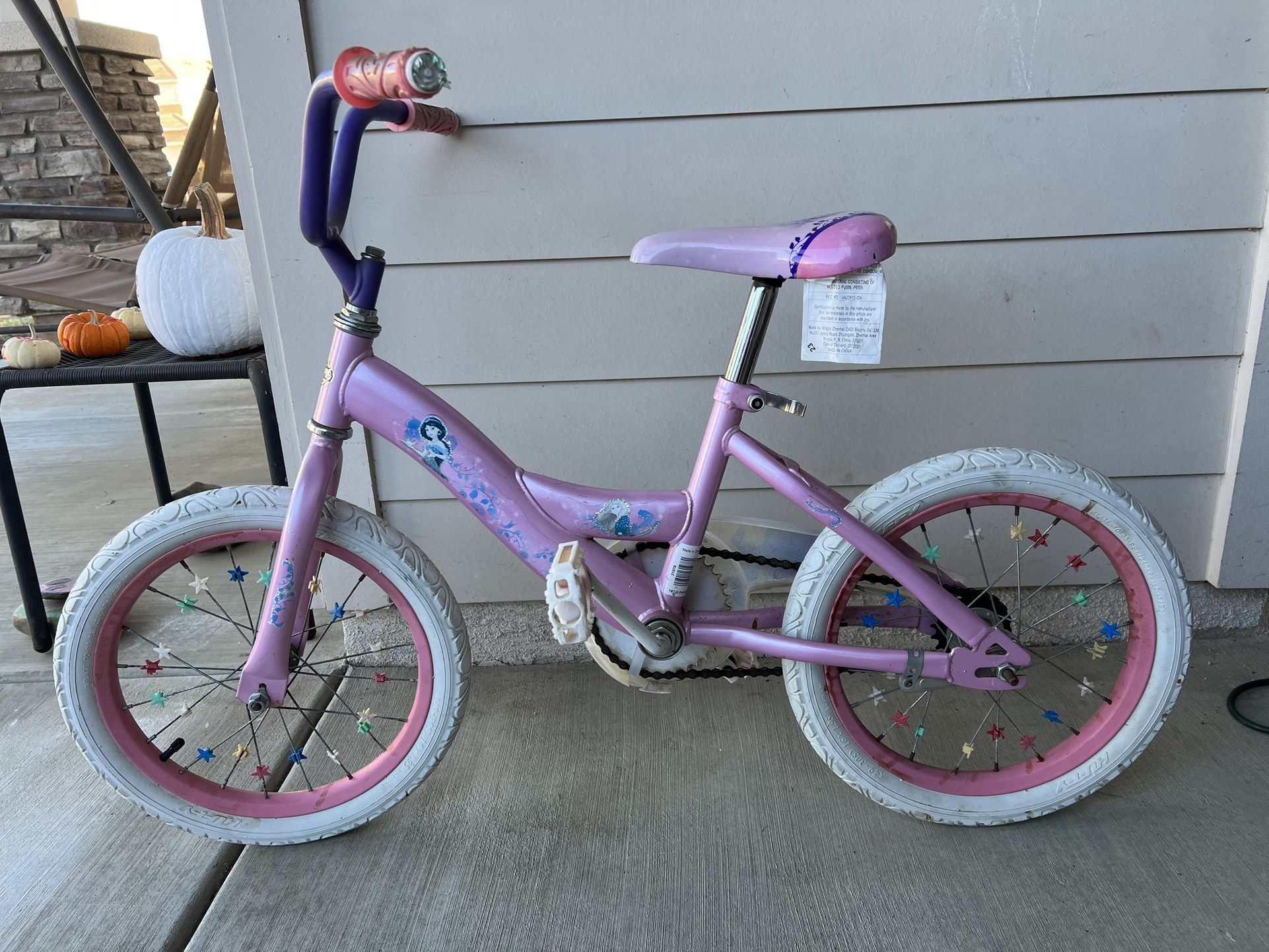 Toddler Princess Bike