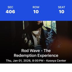 selling tickets rod wave two tickets 