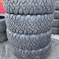 I have 4 tires 265-70-17 bf Goodrich ko3 99% Tread Life $800 all four mounted and balanced