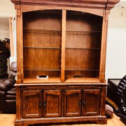 China Dinette Cabinet Solid Oak Wood 