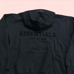 Black FOG Essentials Hoodie