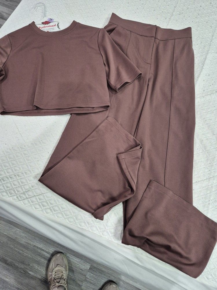 2 Piece Women Pants Set M