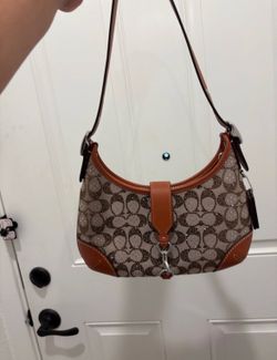 Brown coach bag