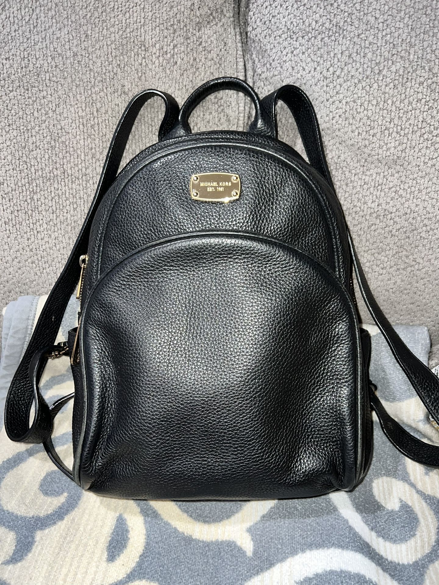 Michael Kors Pebbled Leather Backpack 