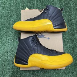 Jordan University Gold 12s size 10 USED But Clean