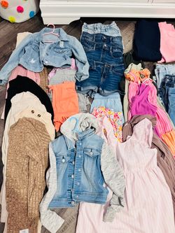 Used little girl clothes