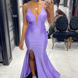 Lilac Prom Dress