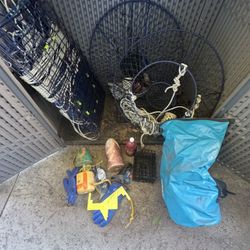 Complete  Crab Trap Kit - Used Once 