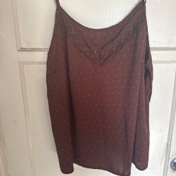 Brown blouse