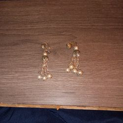 Vintage Tassel Chain Drop Earrings 