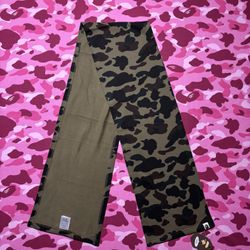 Bape 1st Green Camo Scarf