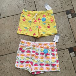 NWT Carter’s Girls Shorts Bundle size 6/6X and 7