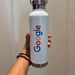 Twist Open Cap Google Thermo Water Bottle 