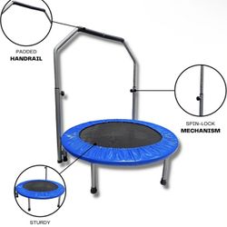 40" Fitness Trampoline With Handle