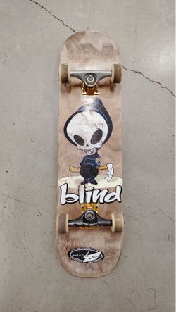8.0" Complete Blind skateboard.