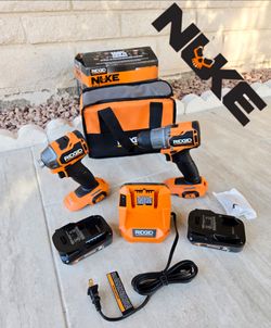 RIDGID 18V Brushless NUKE SubCompact Two Tool Combo KIT