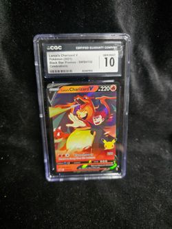 Lance's Charizard V SWSH133 Celebrations Black Star Promo CGC Pristine 10 Holo
