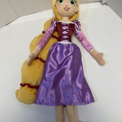 Disney Store princess 18" Plush Doll Rapunzel Tangled